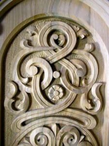 Book Stand Made In Montenegro- Woodcarving Courses London