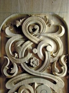 Book Stand Made In Montenegro- Woodcarving Courses London