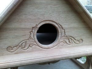 Woodcarved Birdhouse