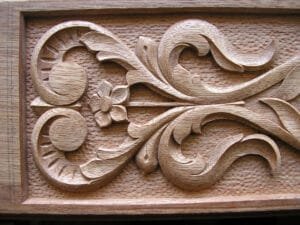 Fireplace Mahogany Wood