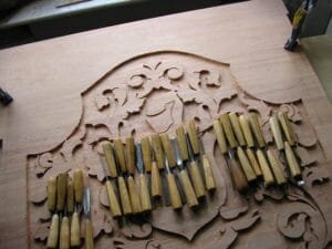 Fireplace Mahogany Wood