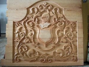 Fireplace Mahogany Wood