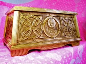Reliquary Carved Box - Woodcarving Classes London (14)