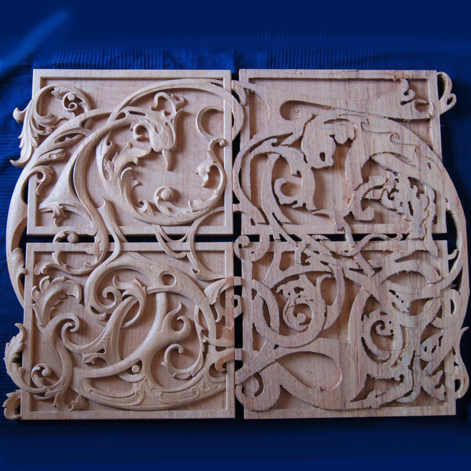 Wood Carved Art Panels Wooden Art Panels Woodcarving Art